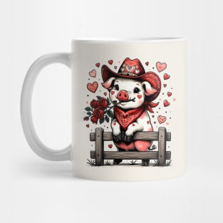 Howdy Pig Valentines Day Mug